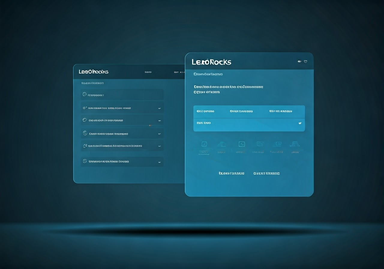 LeadRocks features in a digital workspace